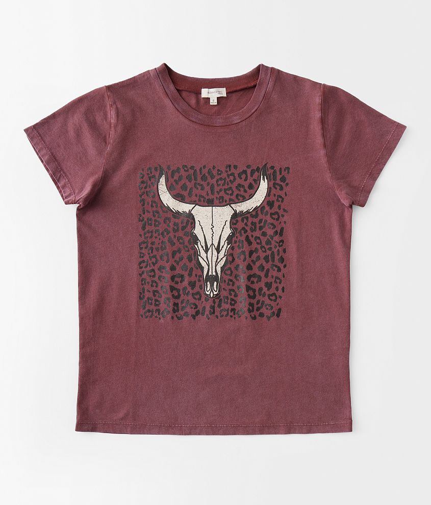 Girls - Modish Rebel Steer Head T-Shirt
