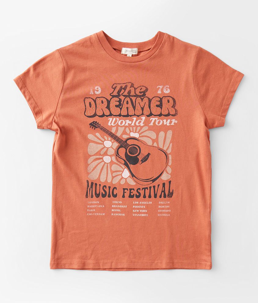 Girls - Modish Rebel The Dreamer World Tour T-Shirt front view