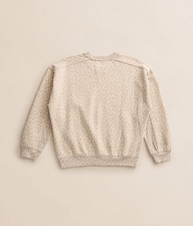 Girls - Cheetah Oversized Pullover thumbnail 2