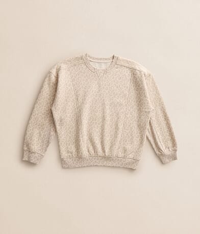 Girls - Cheetah Oversized Pullover