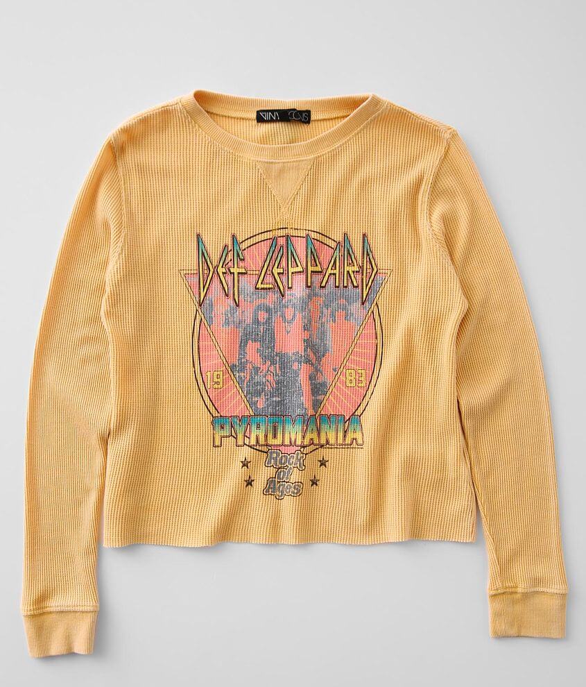 Girls - The Vinyl Icons Def Leppard Band Thermal front view
