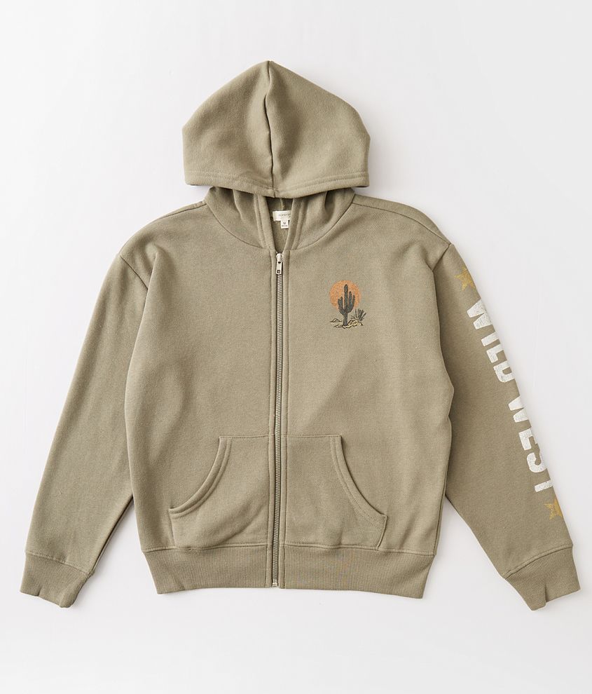 Girls khaki hot sale hoodie