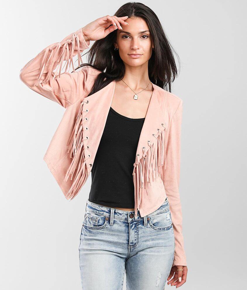 Fringe Cropped Jacket