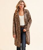 ジャケット・アウター Cheetah Open SZN Cheetah Trench Jacket - Women's Coats & Jackets in