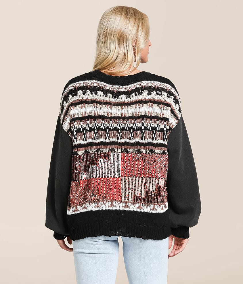 Mixed Sweater - thumbnail 3