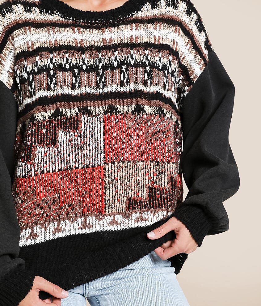 Mixed Sweater - thumbnail 4