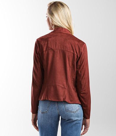 BKE Faux Suede Jacket BACK
