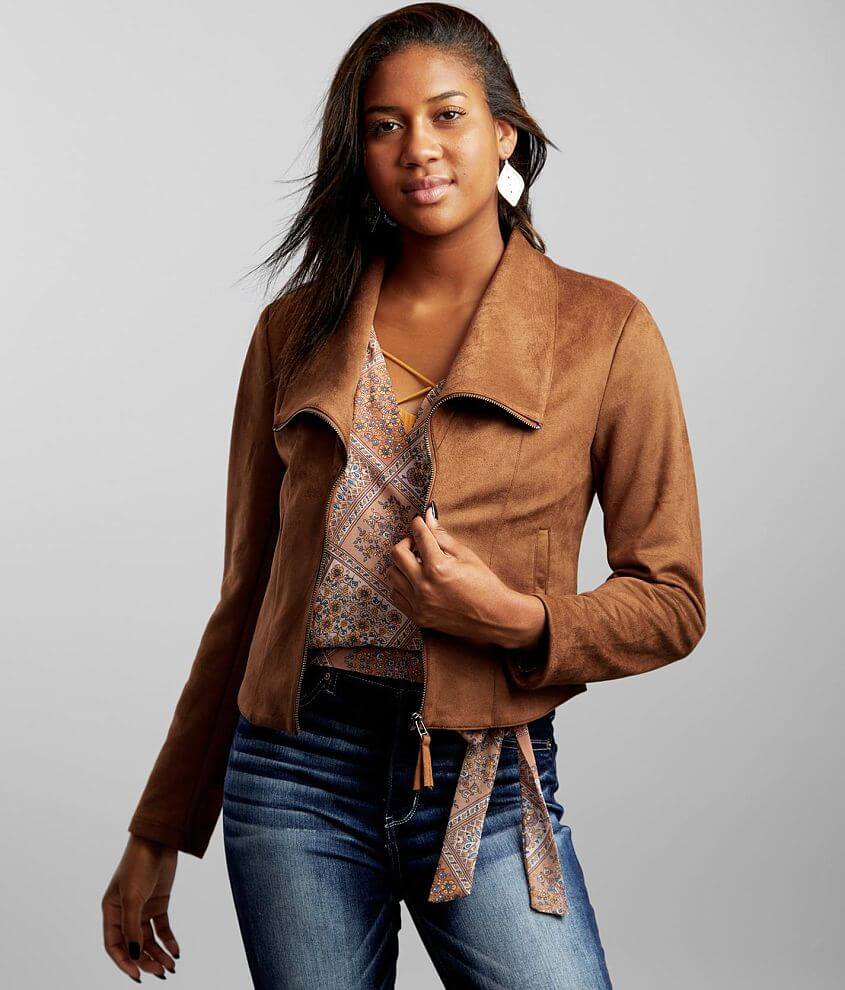 Suede jackets deals for women