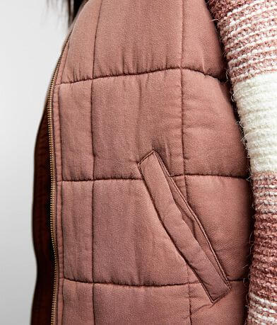 BKE Quilted Puffer Vest misc detail 1 view