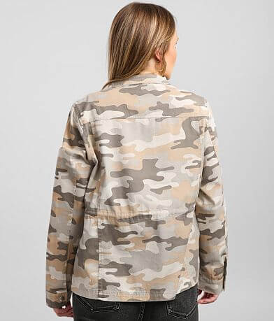 BKE Camo Utility Jacket BACK