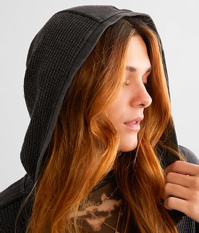Gilded Intent Washed Thermal Hoodie misc detail 1 view
