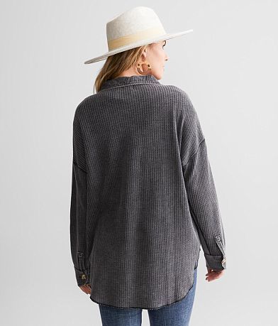 BKE Waffle Knit Shirt BACK
