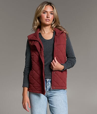 BKE Quilted Vest front view