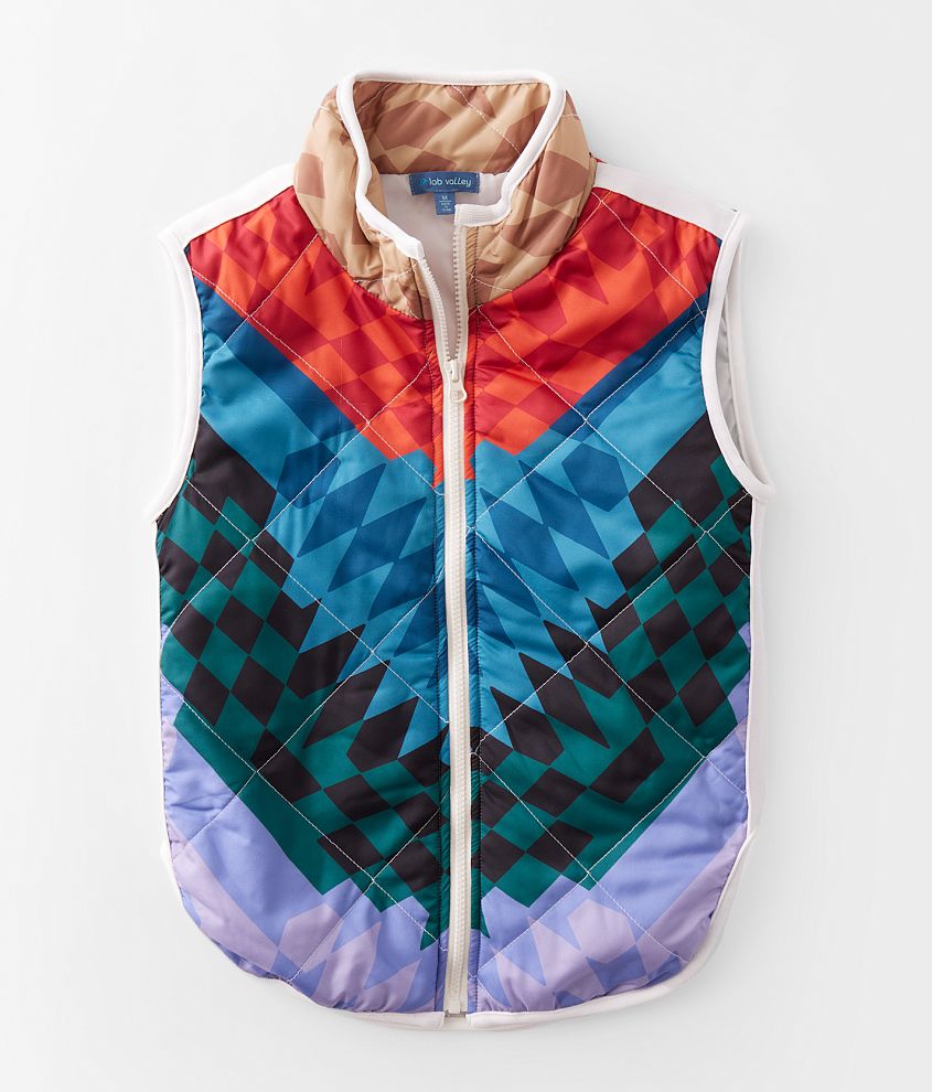 Girls - Lab Valley Quilted Vest front view