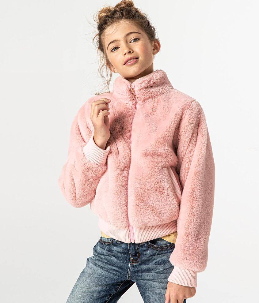 Jake & Anna® Faux Fur Jacket - Girl's Coats/Jackets in Blush | Buckle