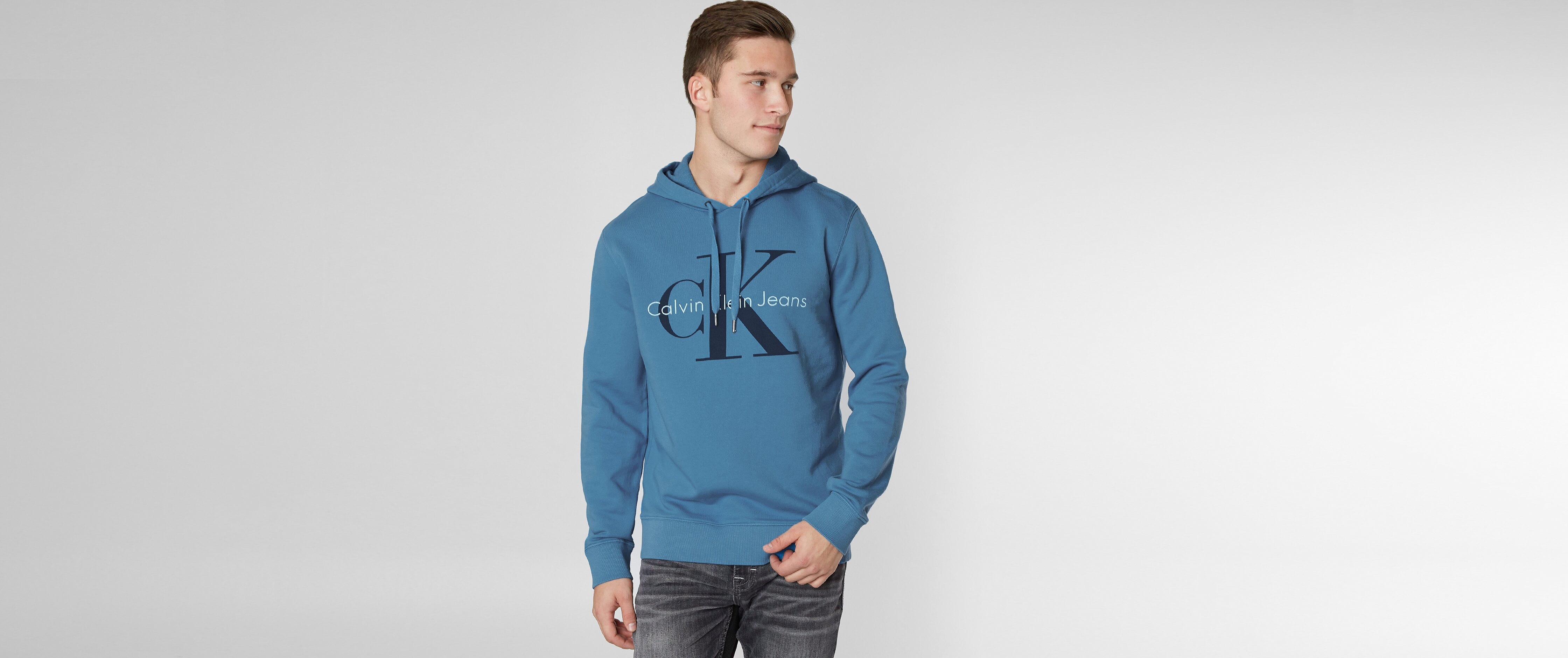 calvin klein hoodie blue