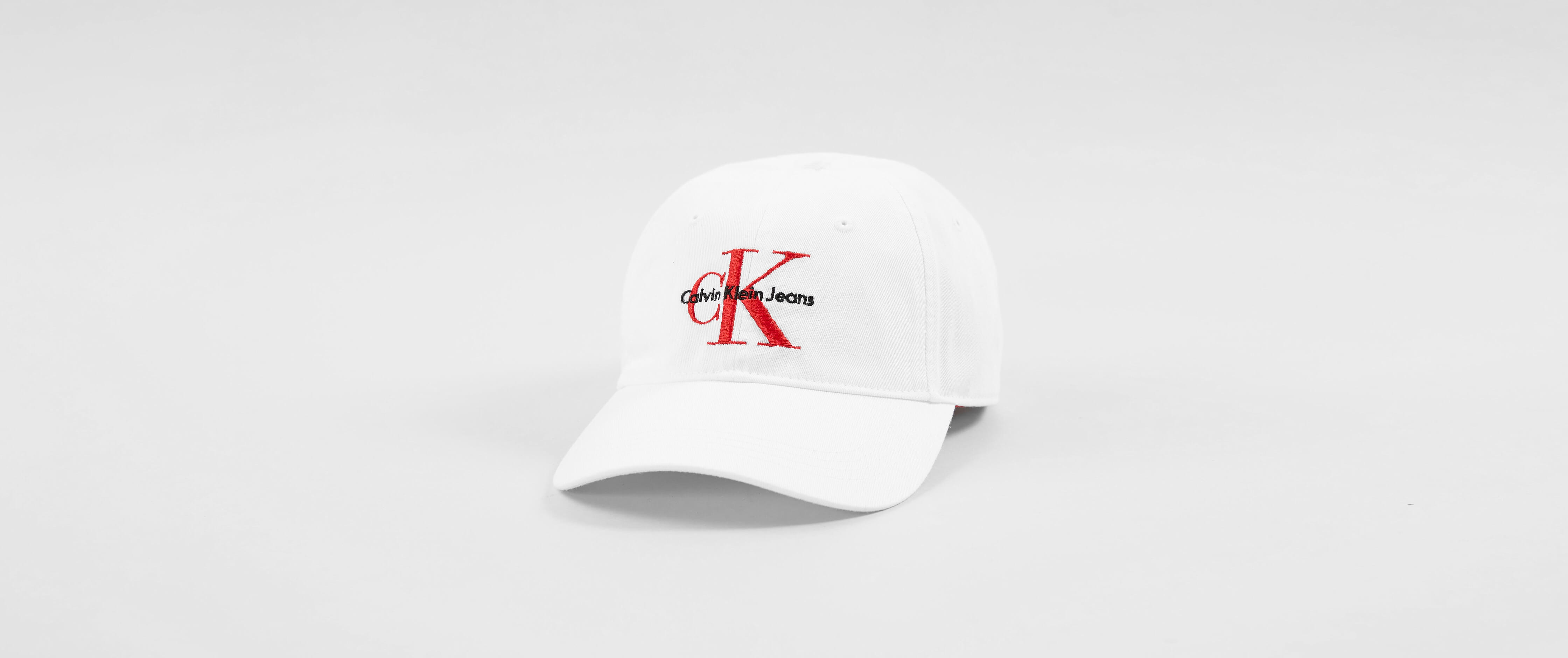 red calvin klein hat