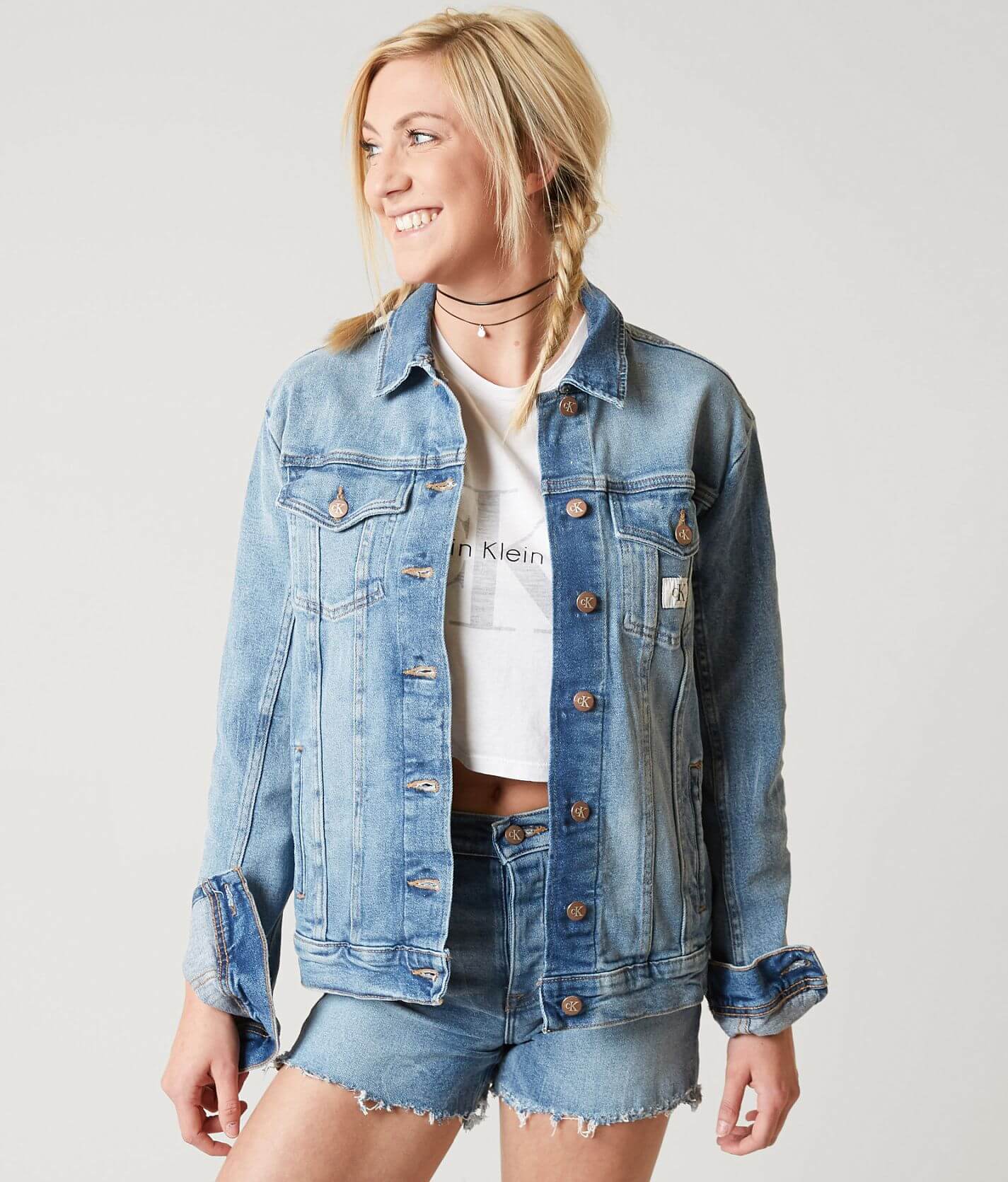 Calvin Klein Trucker Jacket Women's Coats/Jackets in Joy | Buckle