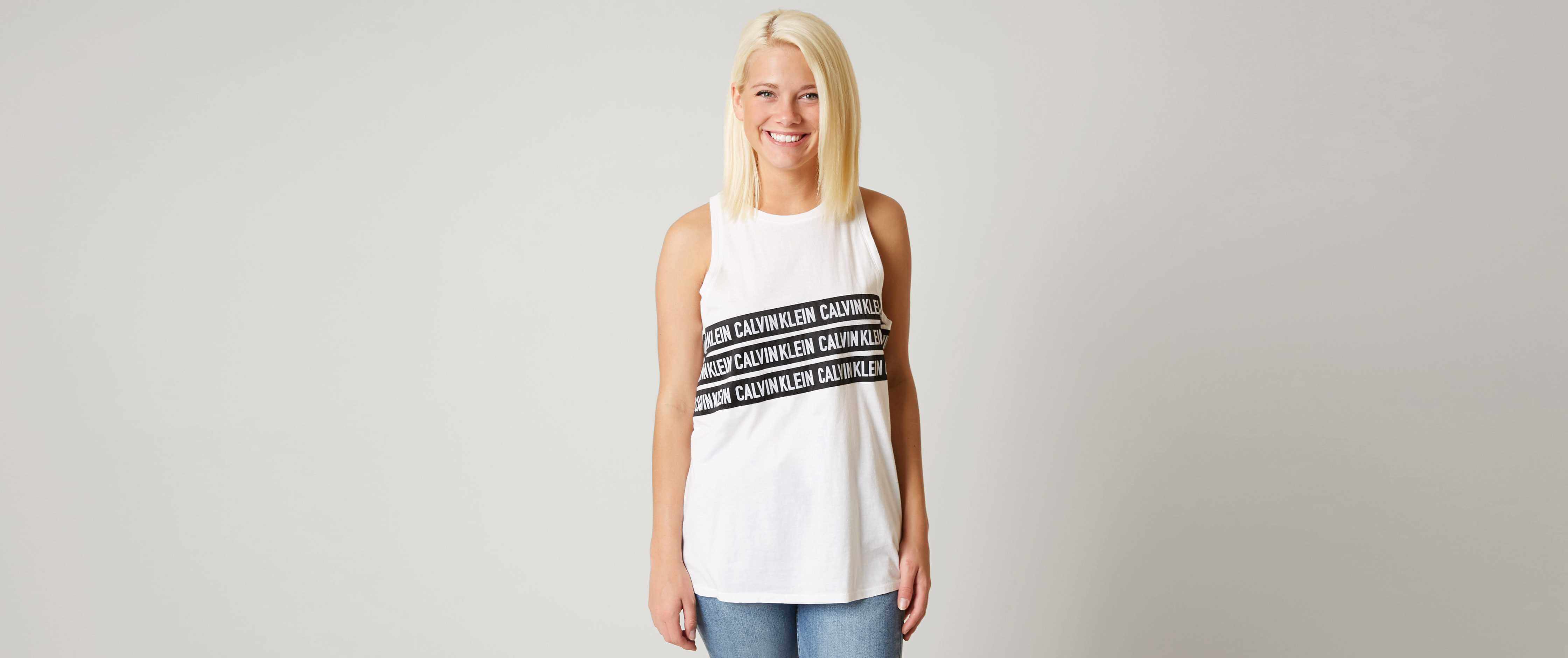 Image of Calvin Klein Racer Tank Top