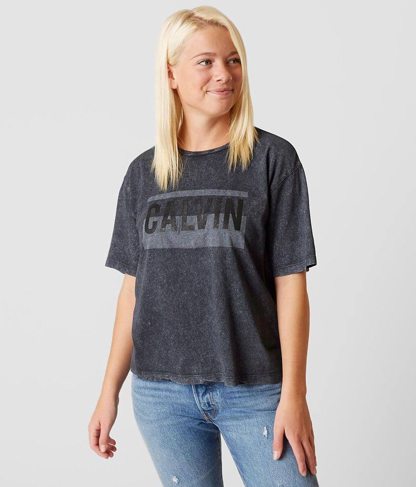 Mistillid forhold mirakel Calvin Klein Acid Wash T-Shirt - Women's T-Shirts in Periscope | Buckle