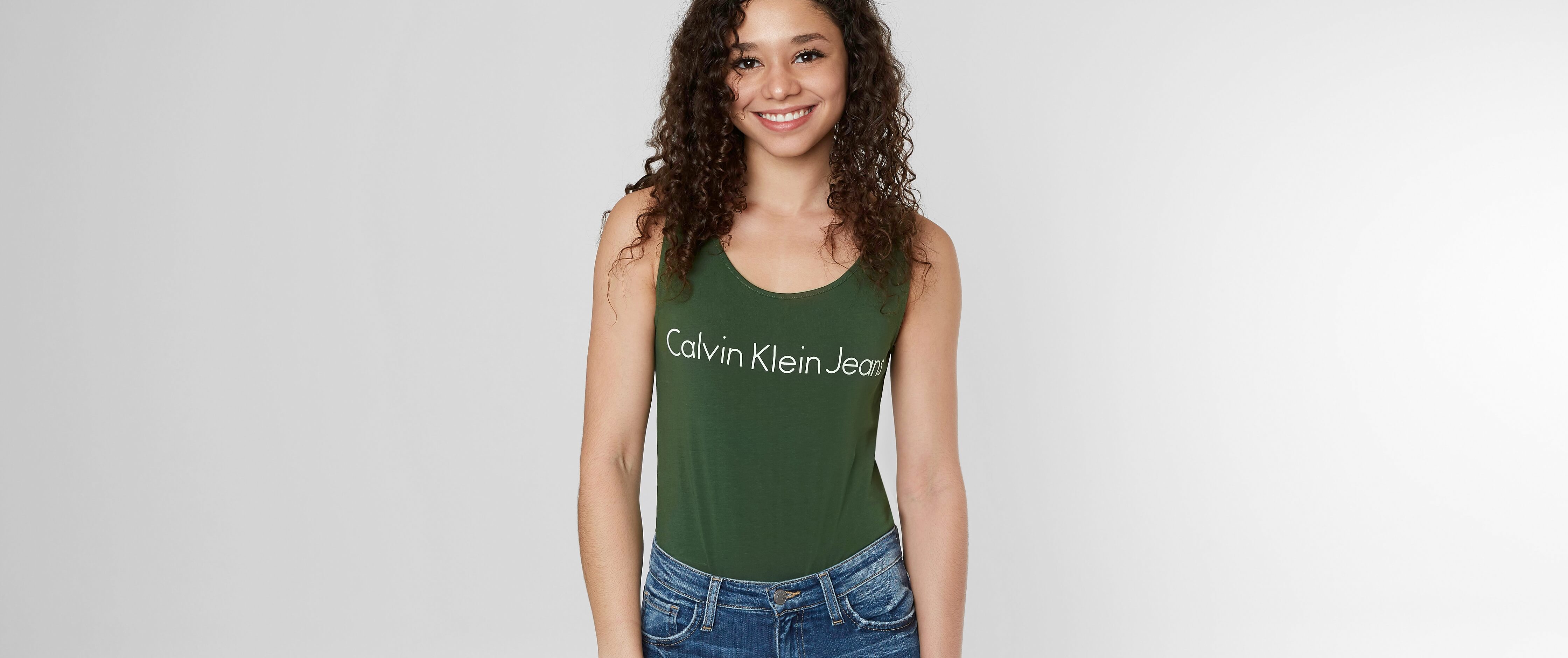 calvin klein logo bodysuit