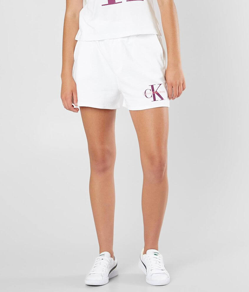 Calvin Klein French Terry Short - Women's Shorts in White | Buckle