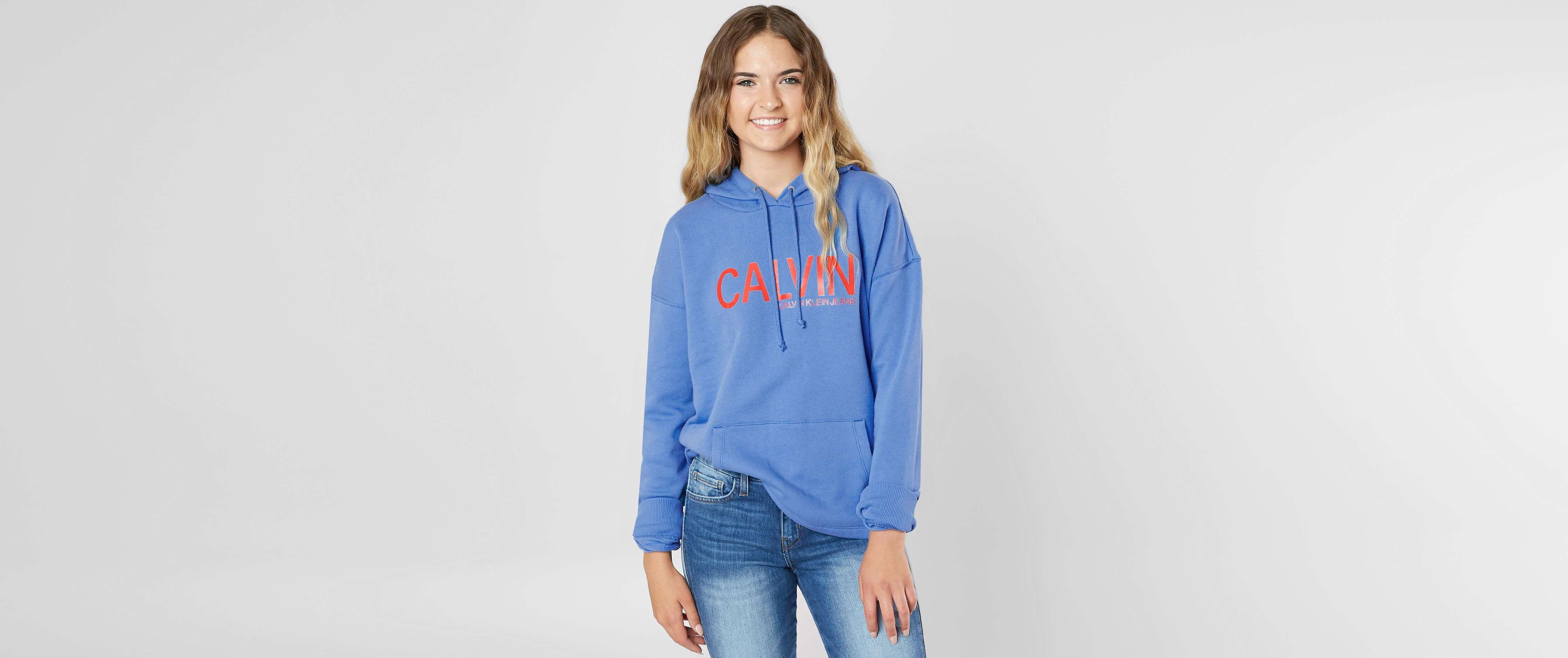 women's calvin klein zip up hoodie