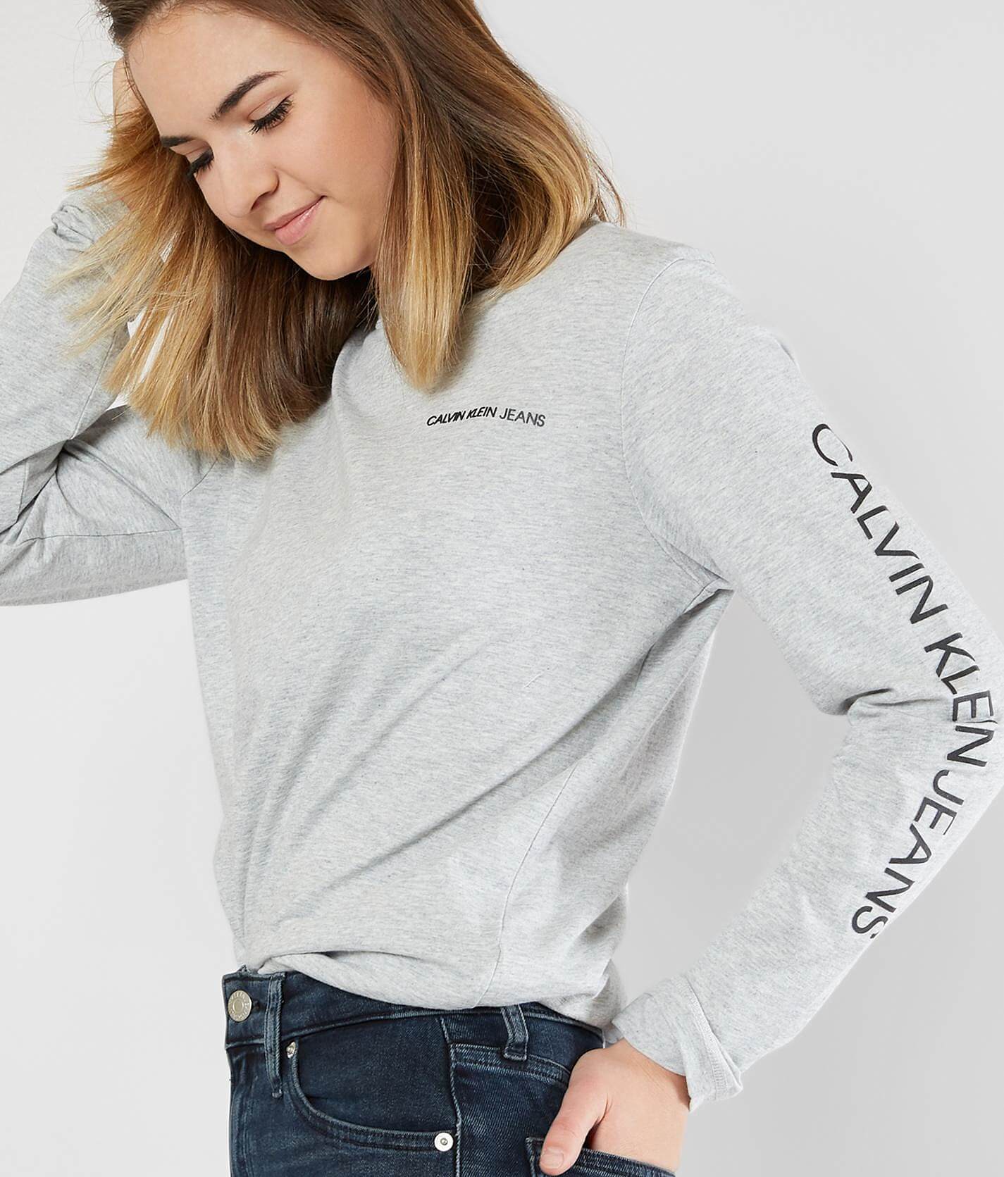 calvin klein long sleeve womens