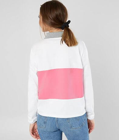 Calvin Klein Color Block Polo back view
