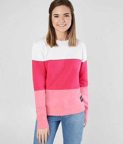 Calvin Klein Color Block Sweatshirt full left side view