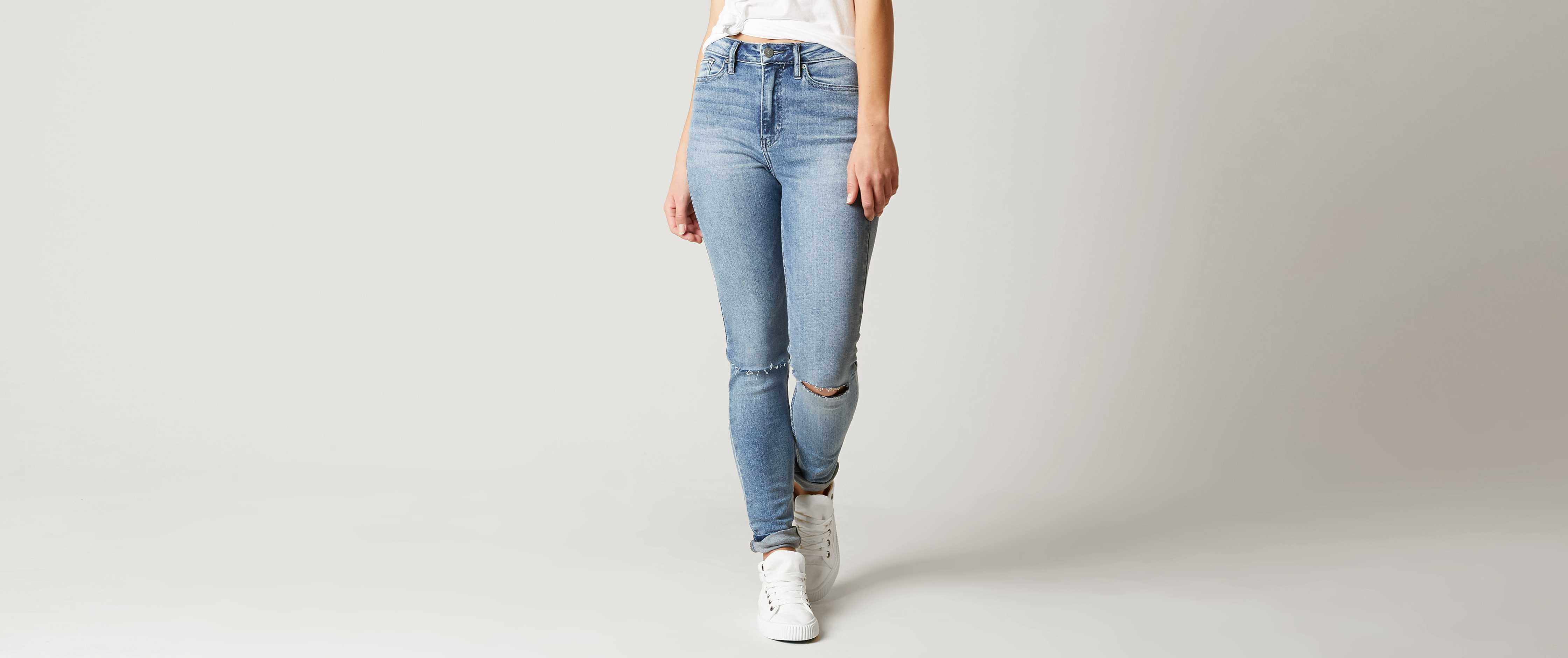 Calvin Klein High Rise Skinny Stretch Jean Clothing in Authentic
