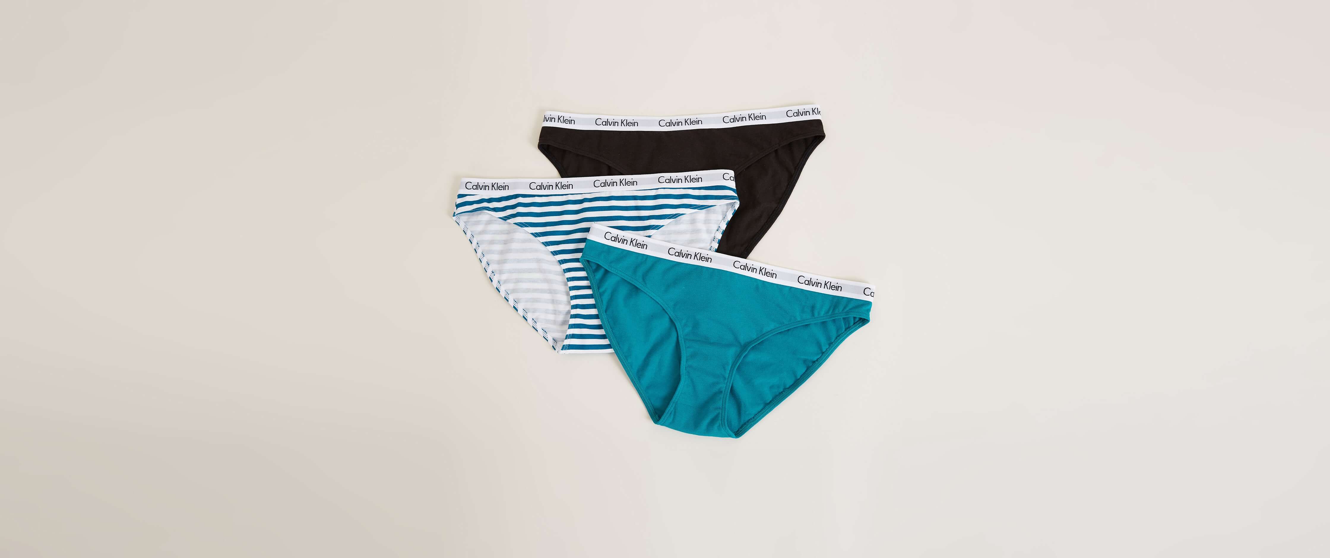 calvin klein blue underwear women's