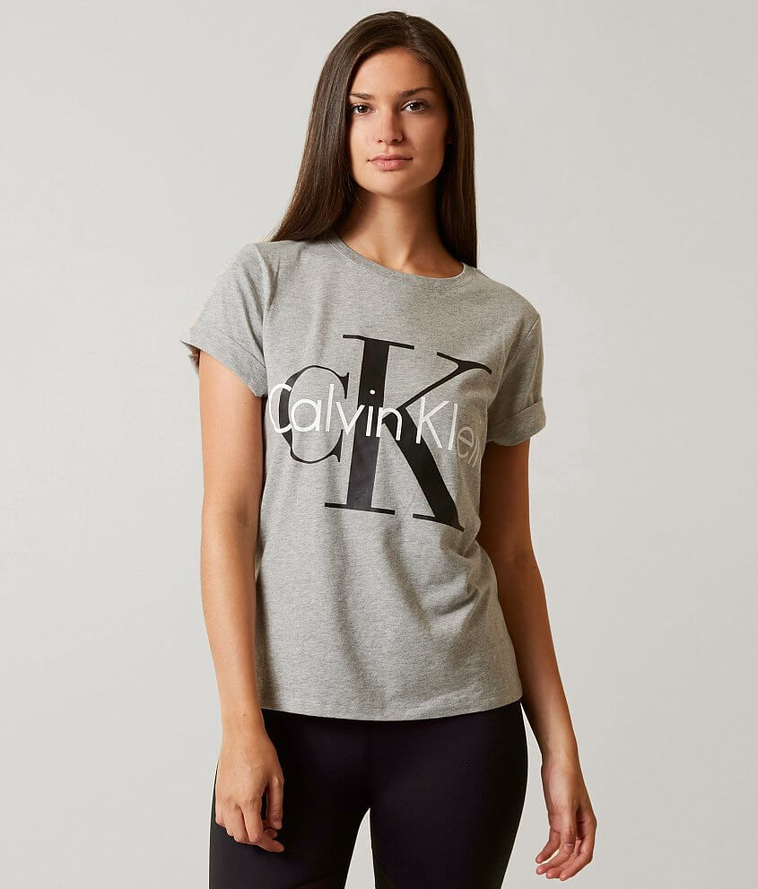 Calvin Klein Vintage Logo T Shirt Agbu Hye Geen