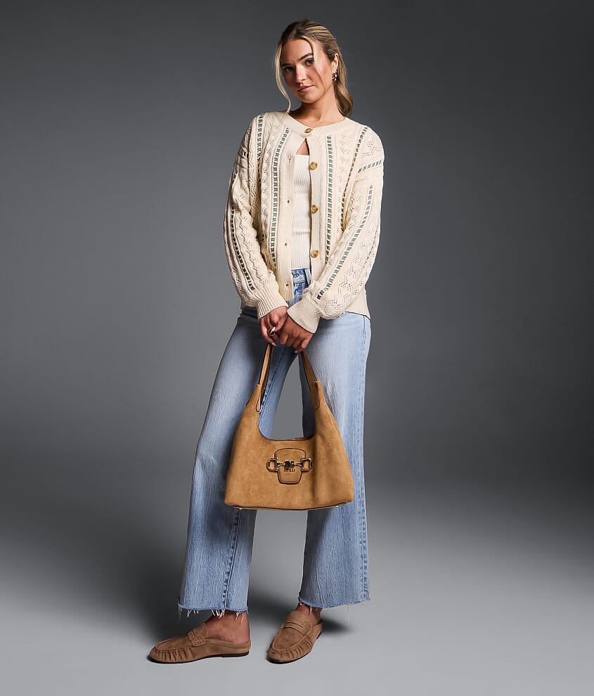 Refined Edit - Contrast Stripe Cardigan Sweater - thumbnail 4