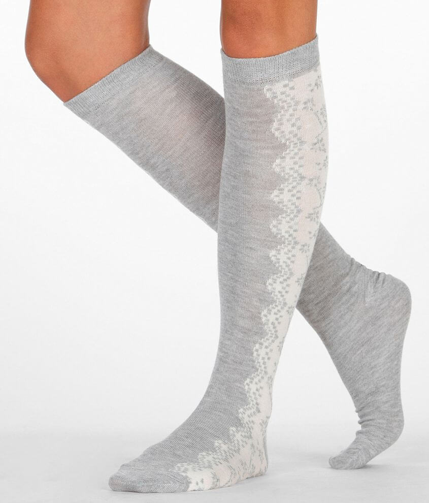 Capelli of New York Jacquard Socks front view