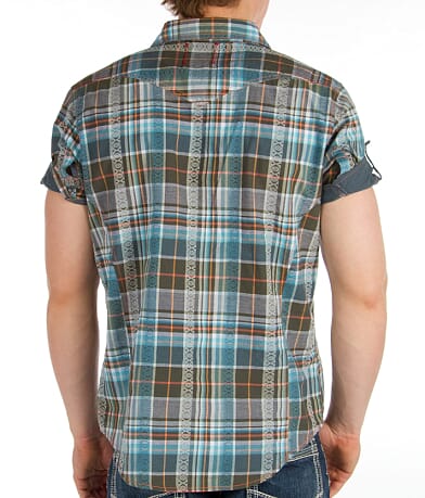 Vintage Red Lacebark Madras Shirt BACK
