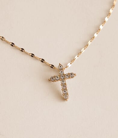 Glitz Cross Necklace thumbnail 2