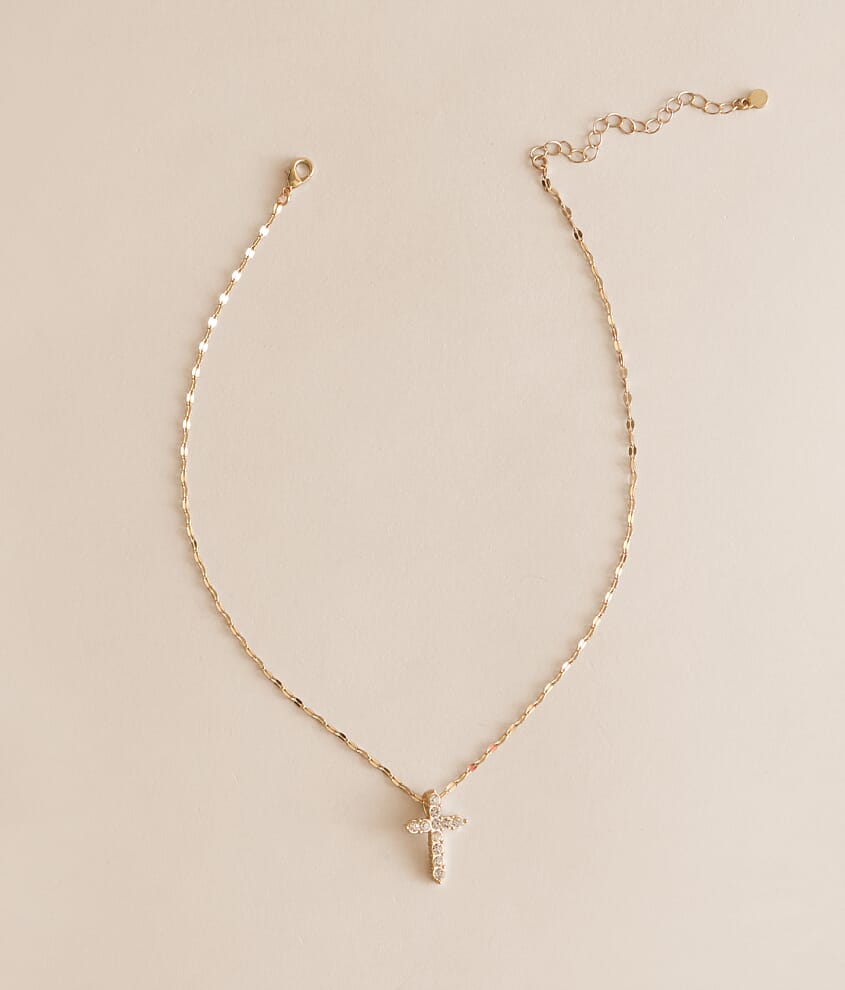Glitz Cross Necklace