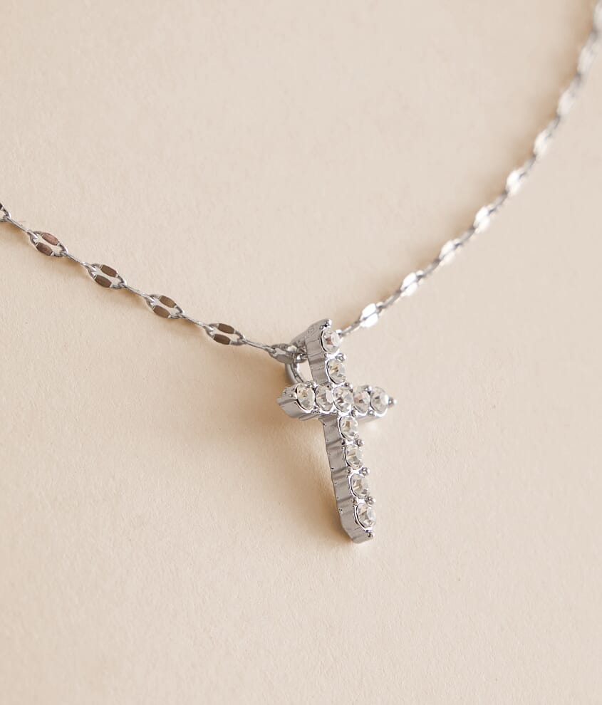 Glitz Cross Necklace - thumbnail 5