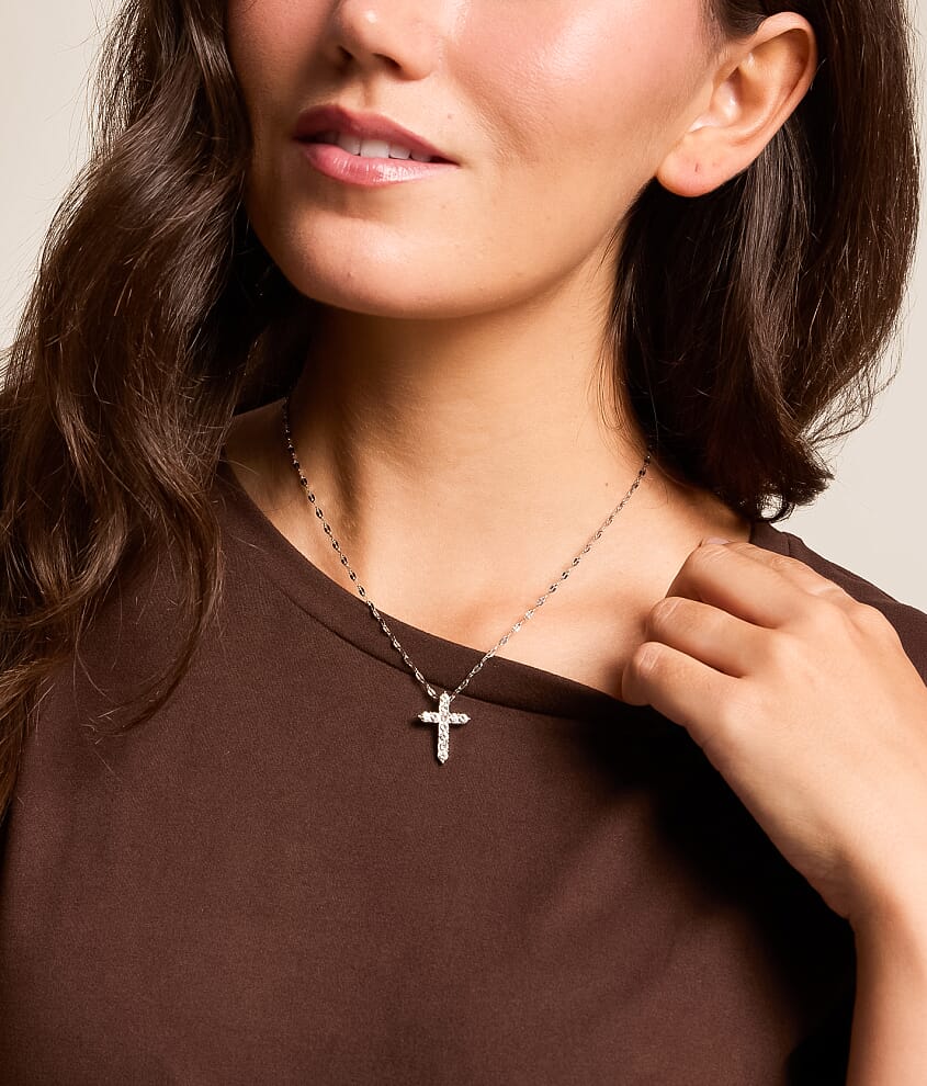 Glitz Cross Necklace - thumbnail 6
