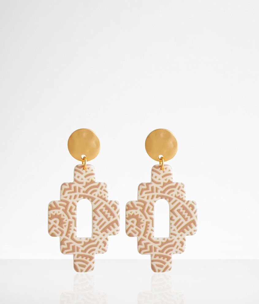 boutique by BKE Cut-Out Earring front view