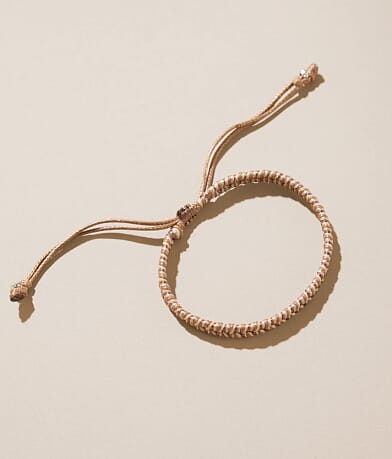 BKE Natural Weaved Bracelet front view