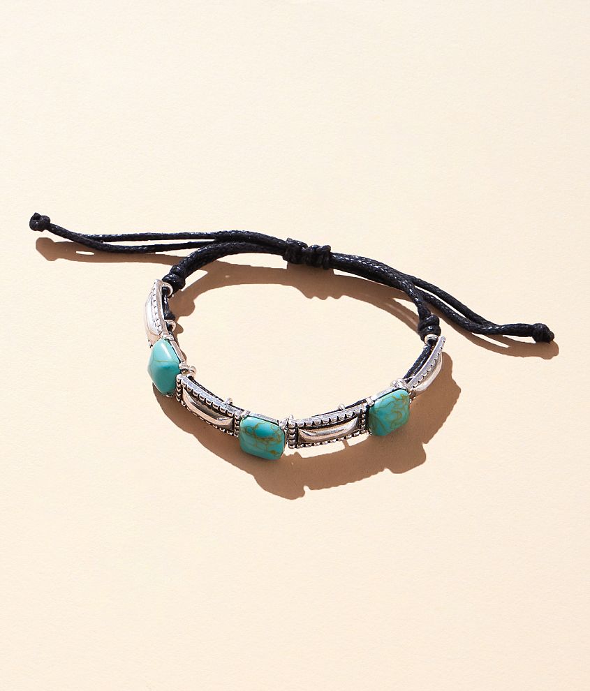 BKE Turquoise Slider Bracelet