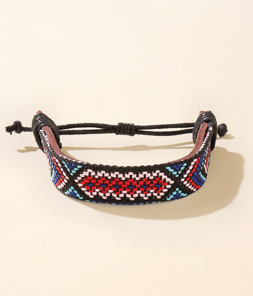 BKE Woven Cuff Bracelet front view