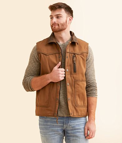STS Owen Canvas Vest front view