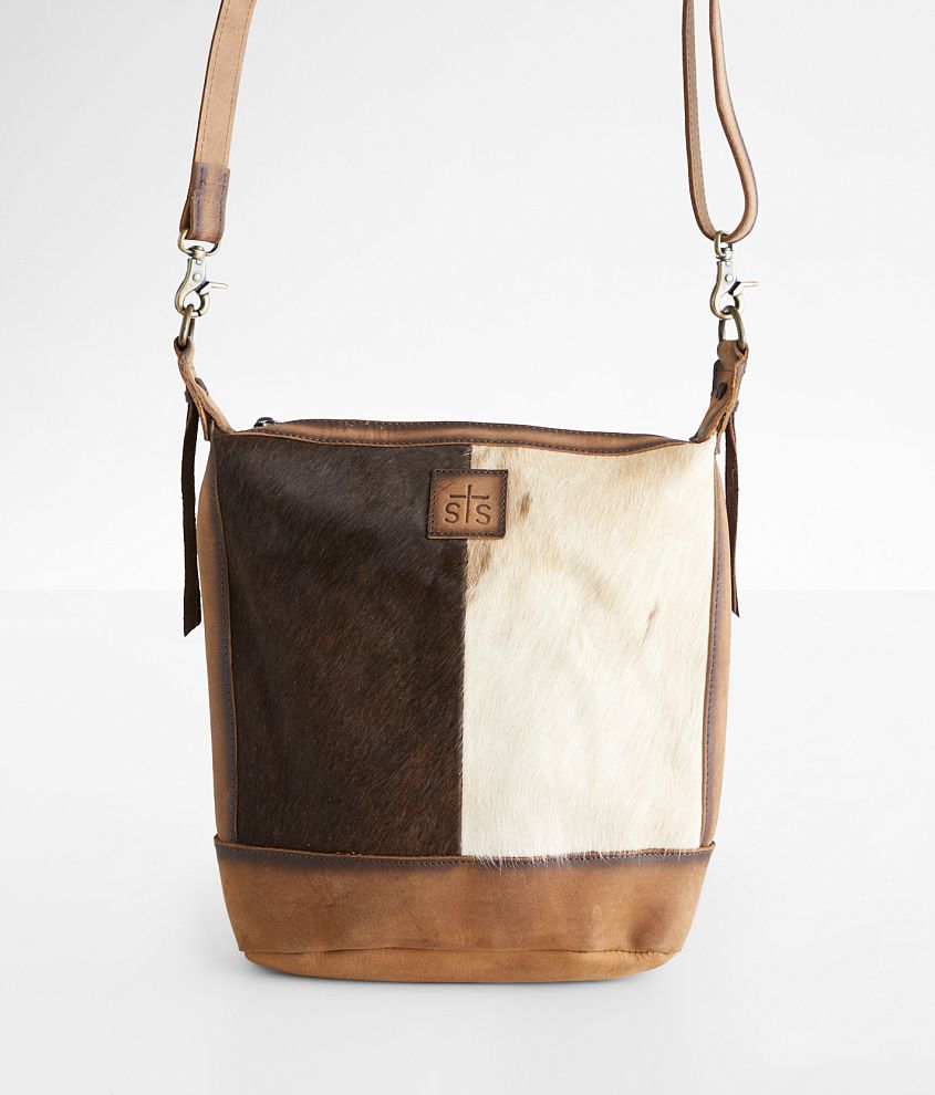 STS Leather Cowhide Crossbody Purse front view