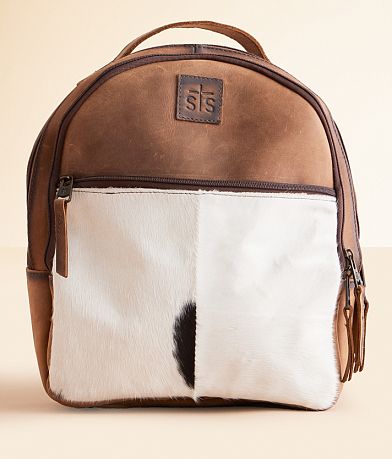 STS Phoenix Cowhide Leather Backpack front view
