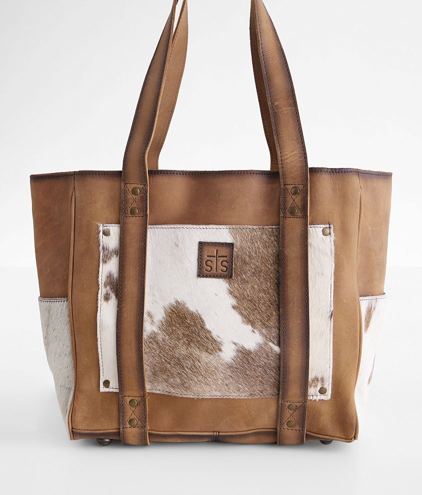 STS Classic Cowhide Trinity Leather Tote - Women's Bags in Cowhide | Buckle