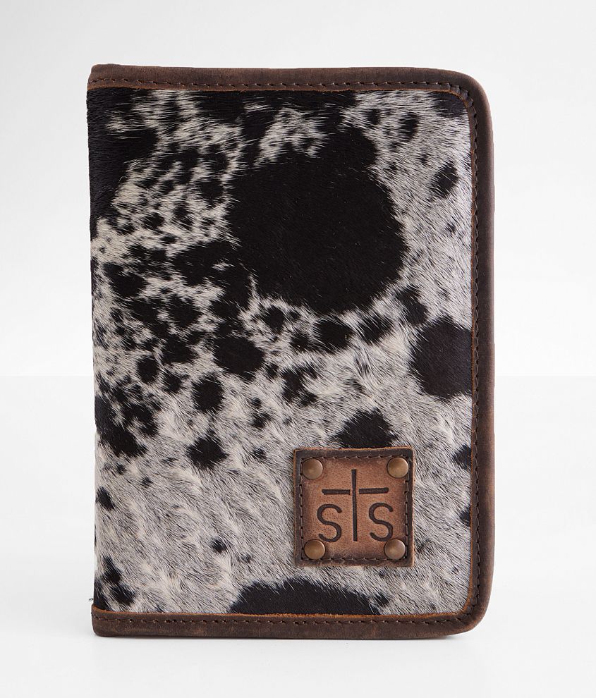 STS Diamond Cowhide Leather Wallet - Women's Bags in Cowhide