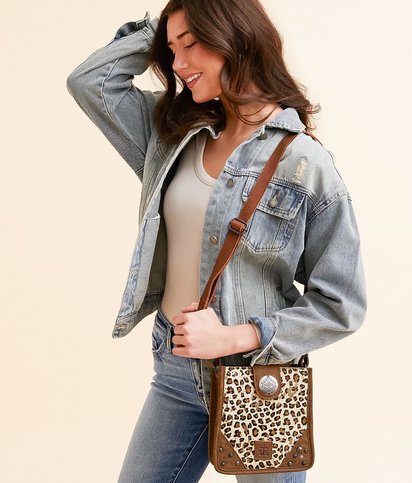 Lola Great Plains Crossbody Studded Leather Purse